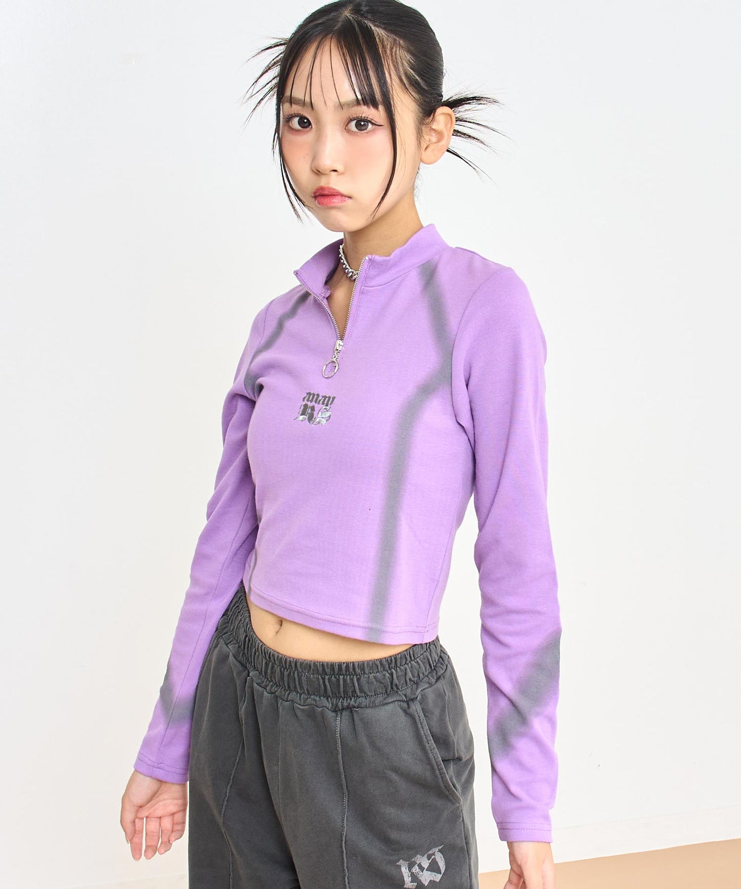 パープル/150cm(Sサイズ着用)