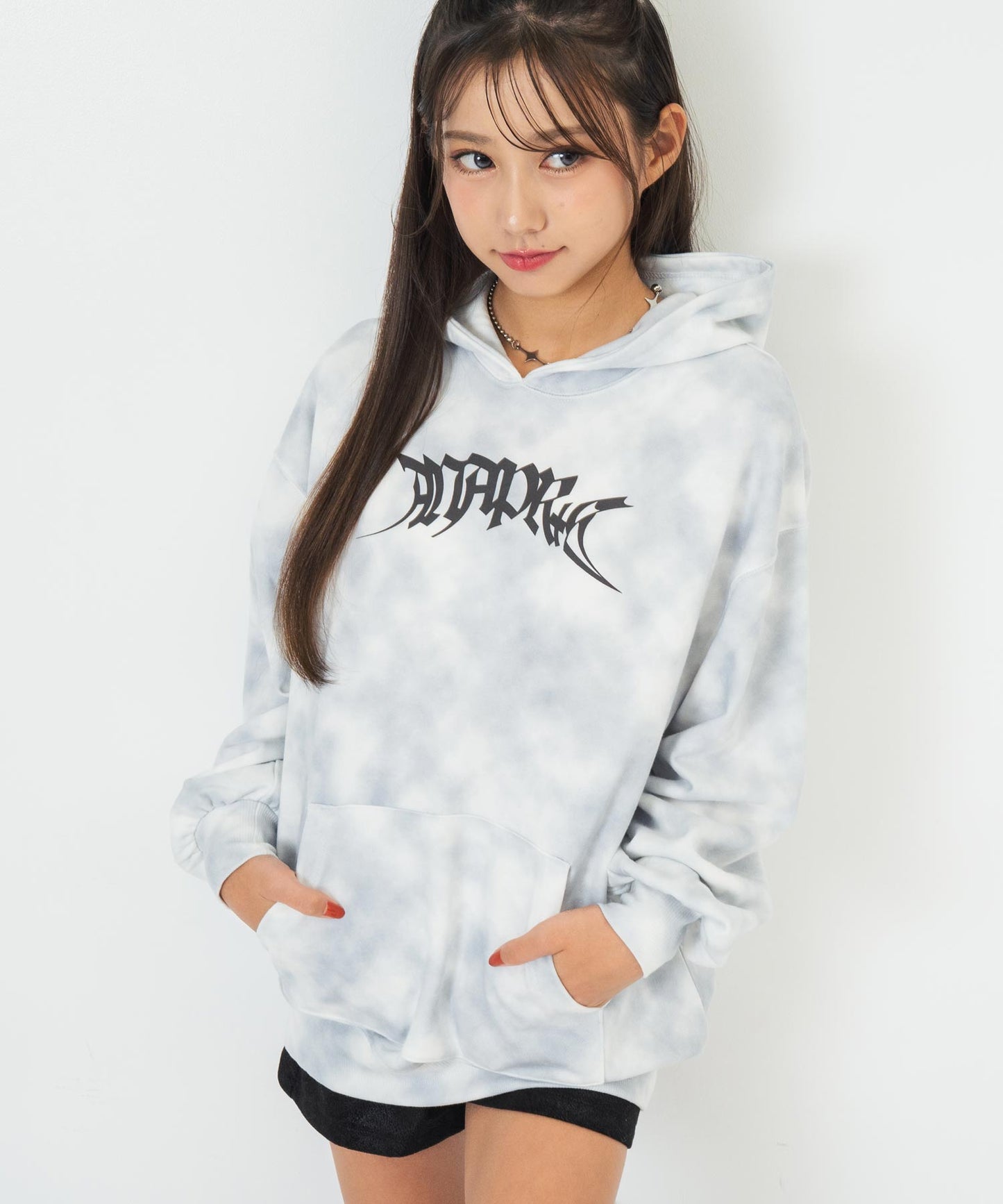 ANAPR＋S スプレー プリント スウェット パーカー【ユニセックス】913-7820