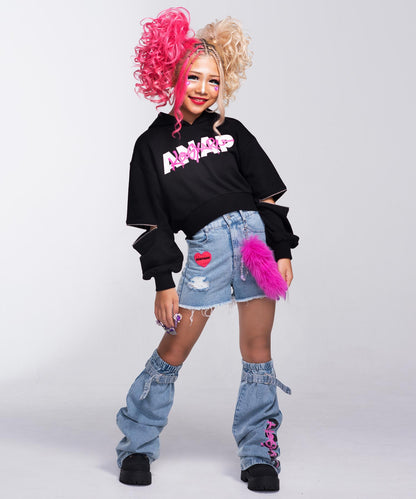 ブラック/145cm(XSサイズ着用)