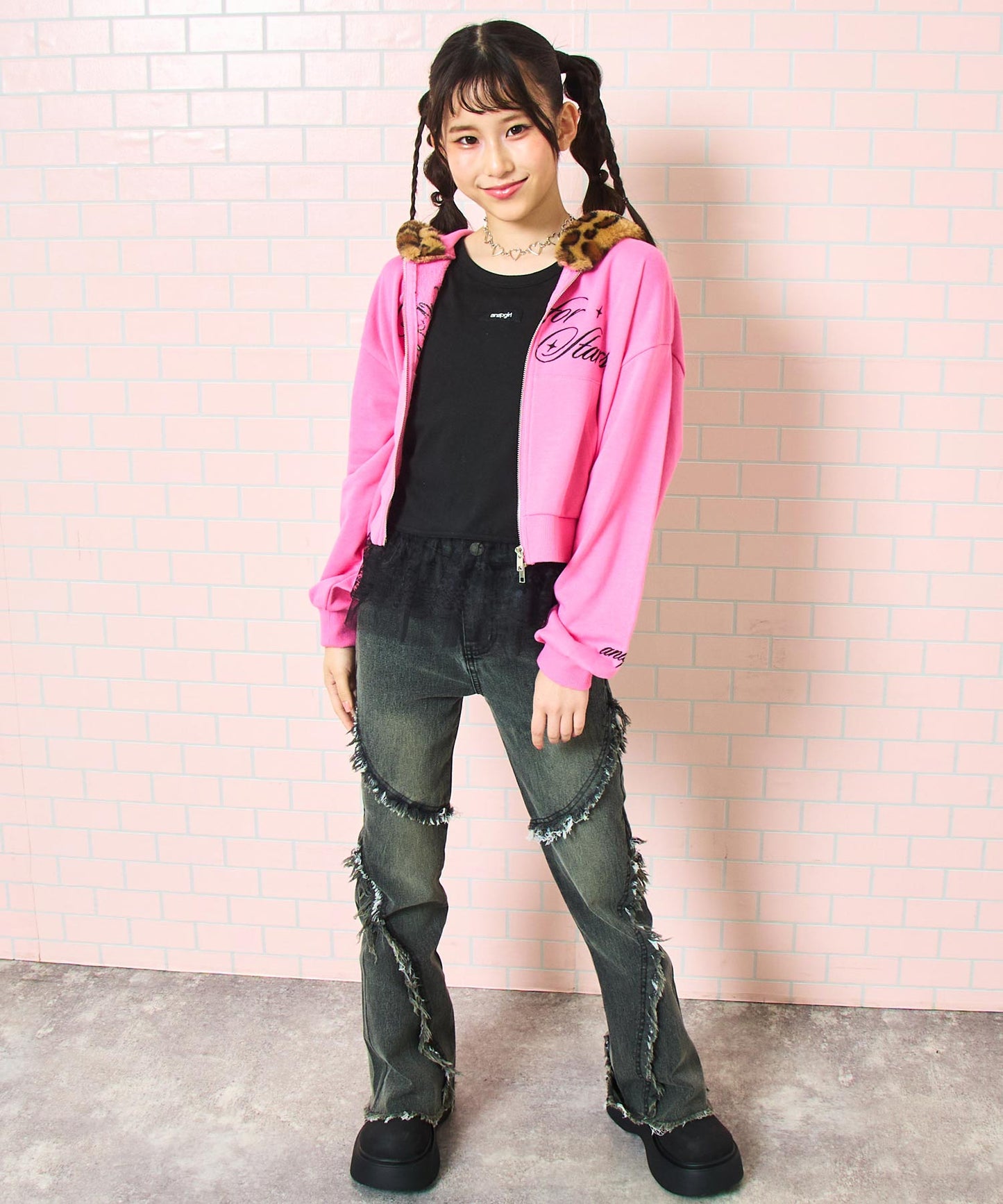 ブラック/148cm(Sサイズ着用)