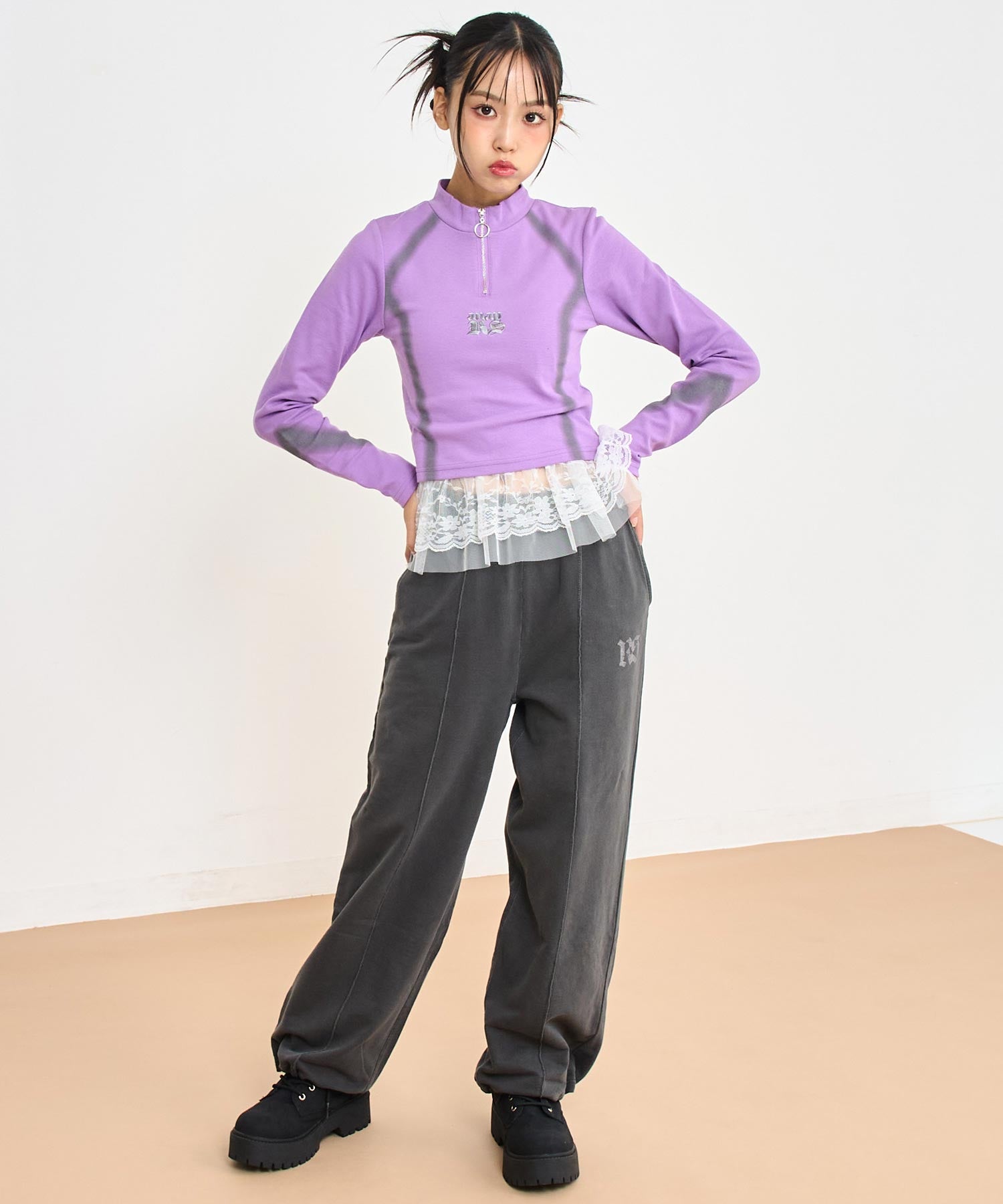 ホワイト/150cm(Sサイズ着用)