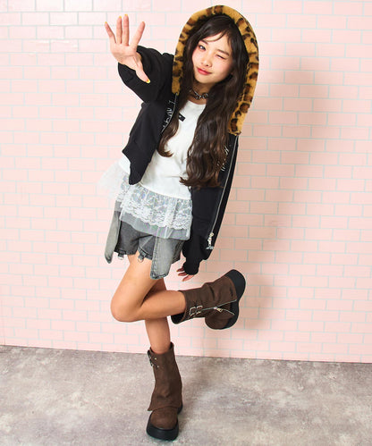 ホワイト/143cm(XSサイズ着用)