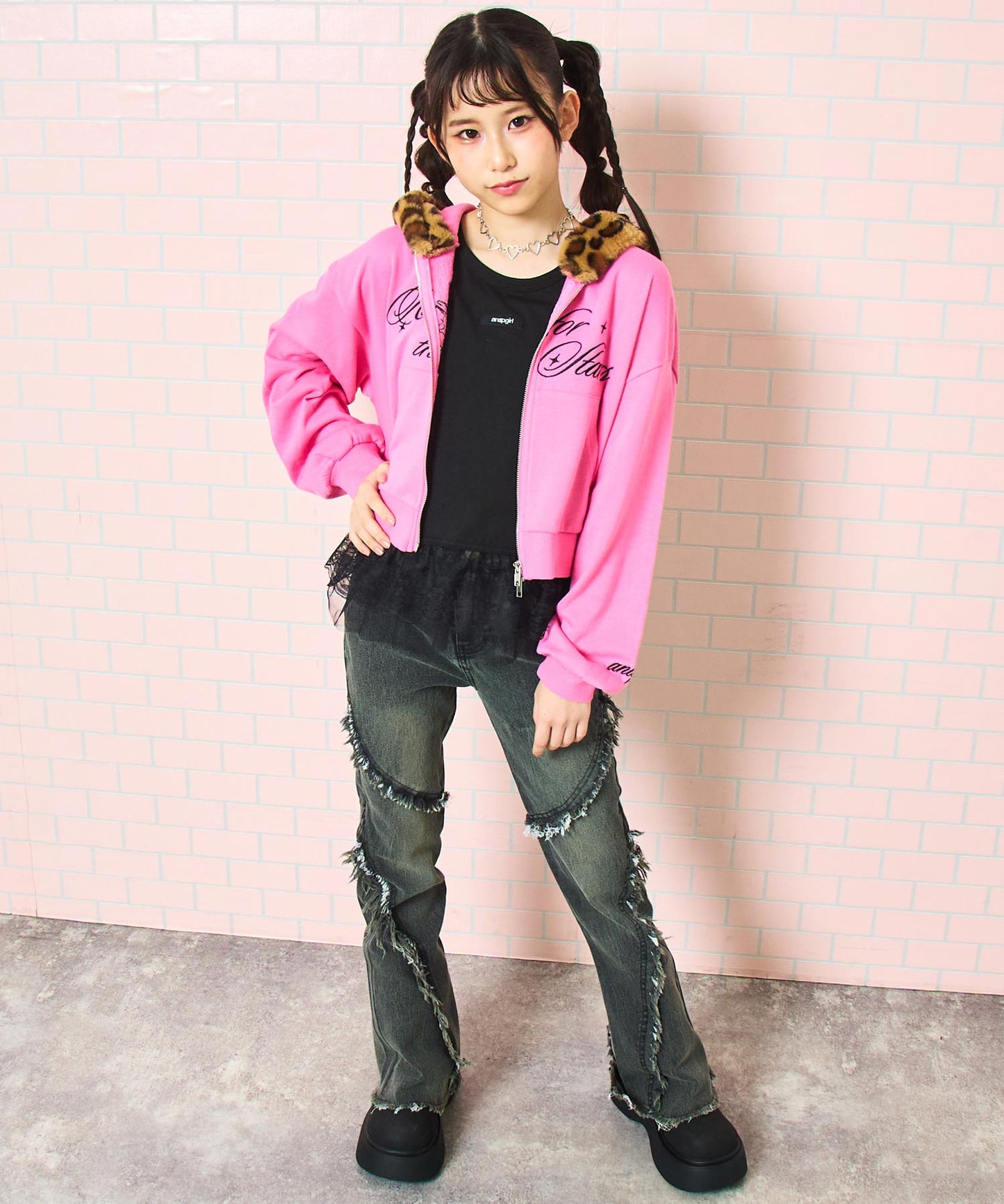 ブラック/148cm(Sサイズ着用)