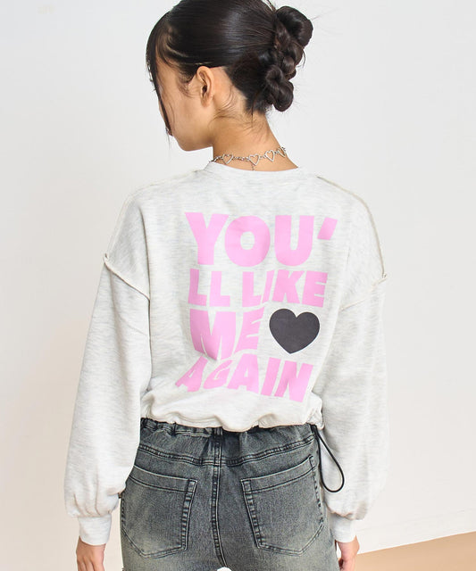 ANAPロゴ ドロスト付 クロップド トップス スウェット 【親子お揃い】【 キッズお揃い 】 913-7844