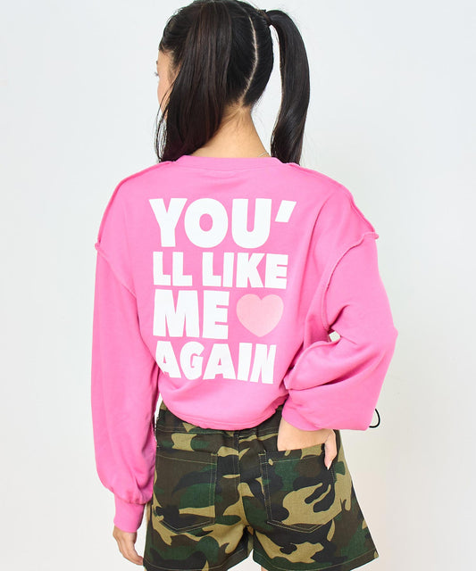 ANAPロゴ ドロスト付 クロップド トップス スウェット 【親子お揃い】【 キッズお揃い 】 913-7844