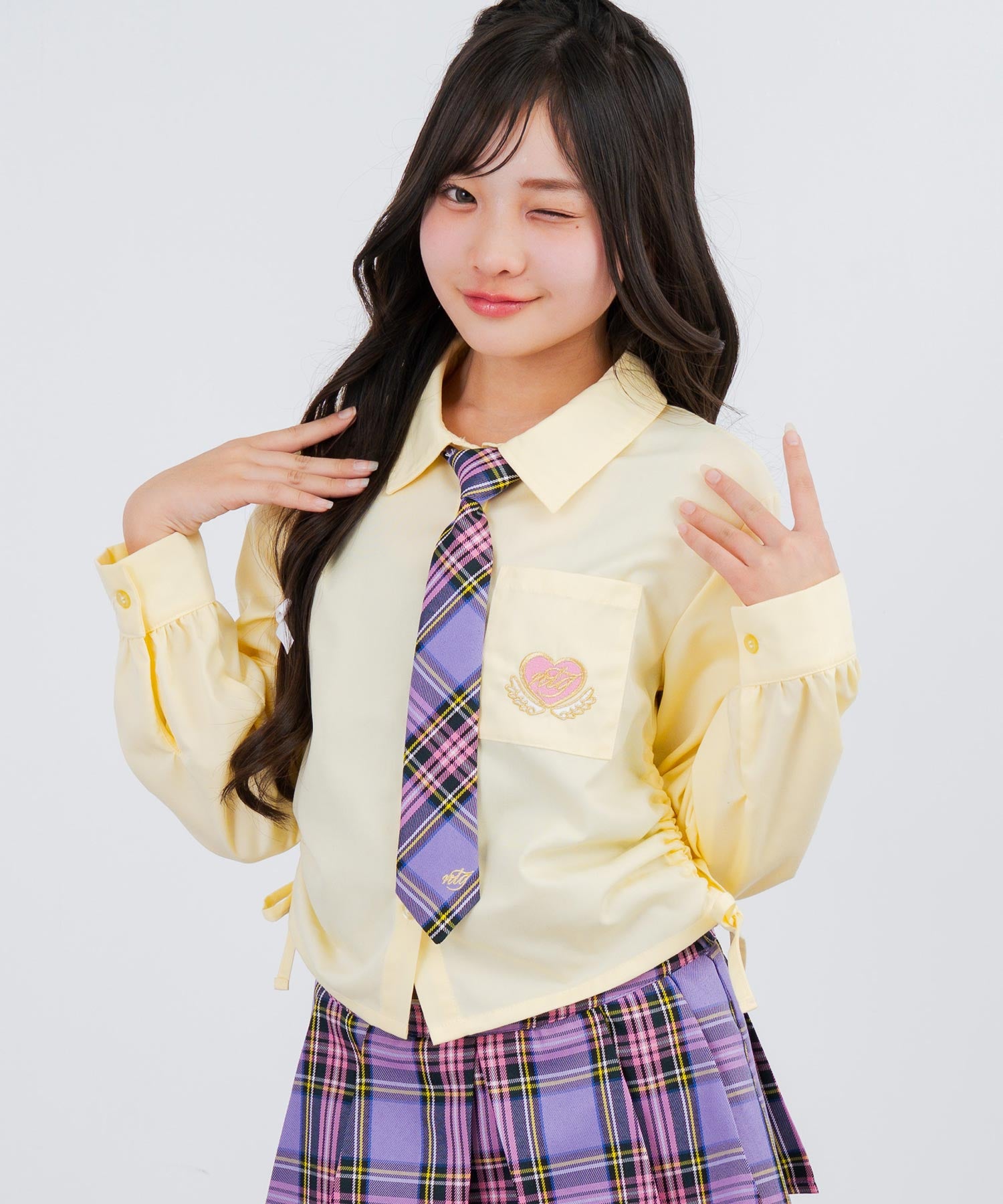 イエロー/143cm(XSサイズ着用)