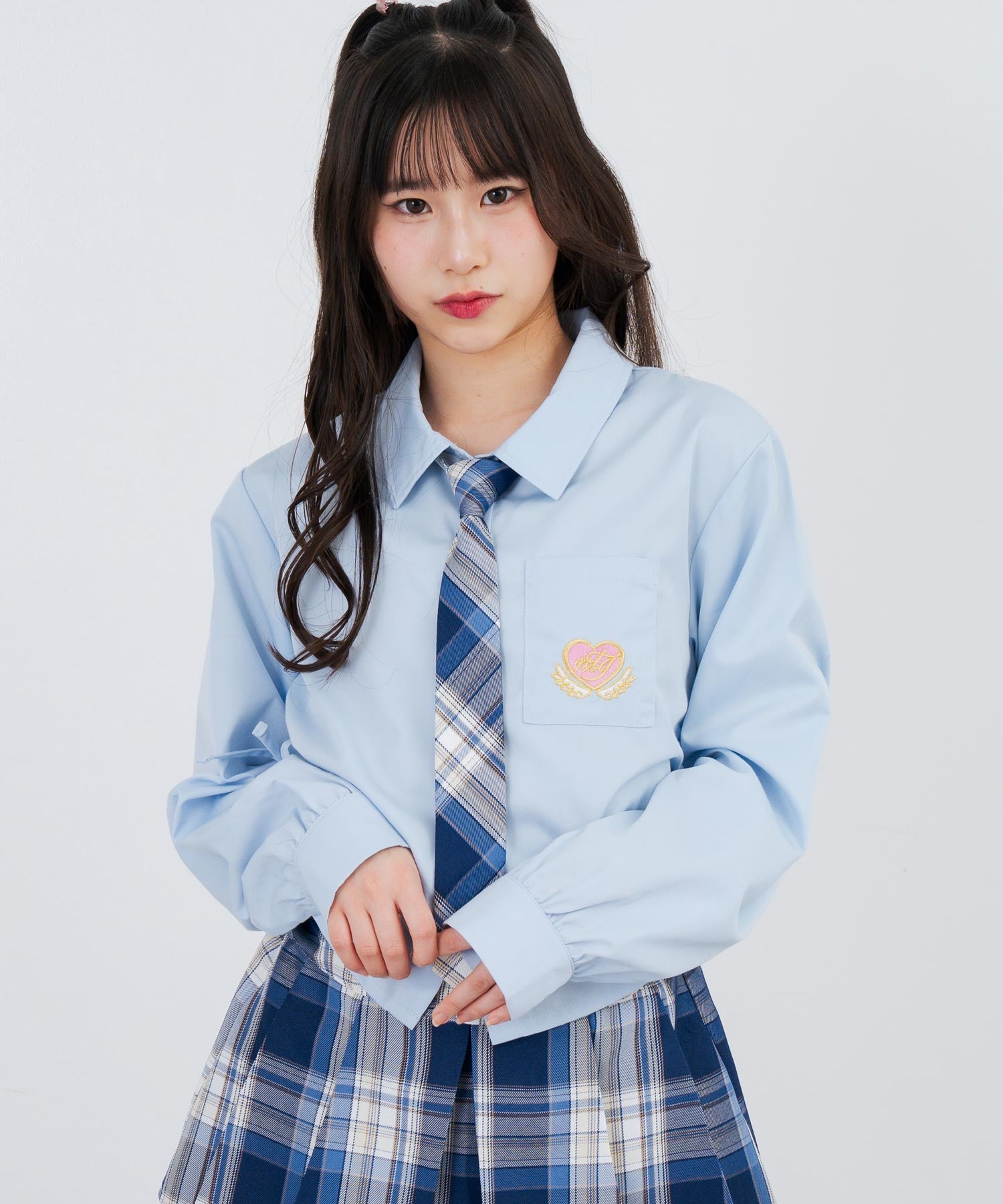 ライトブルー/148cm(Sサイズ着用)