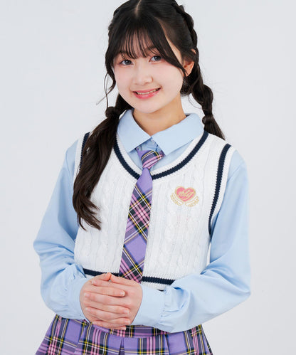 ホワイト/145cm(Sサイズ着用)