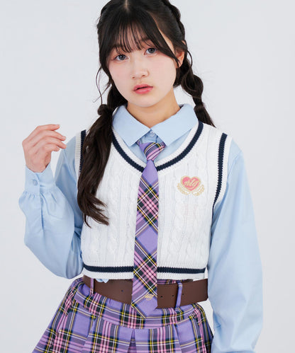 ホワイト/145cm(Sサイズ着用)