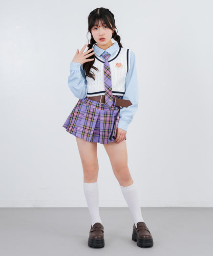 ホワイト/145cm(Sサイズ着用)