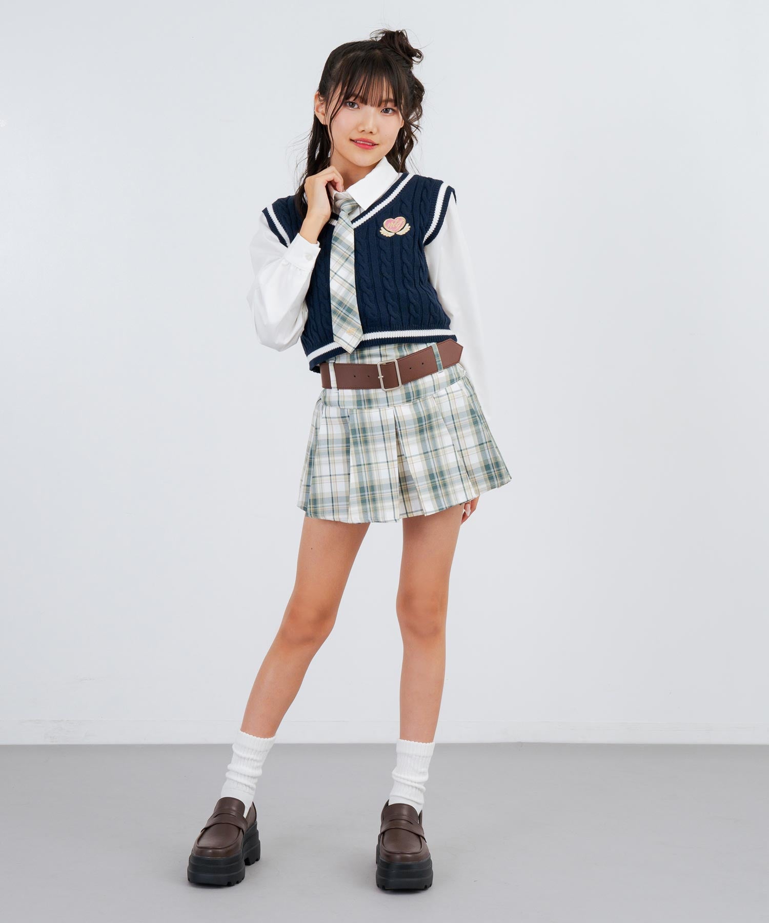 ネイビー/150cm(Sサイズ着用)