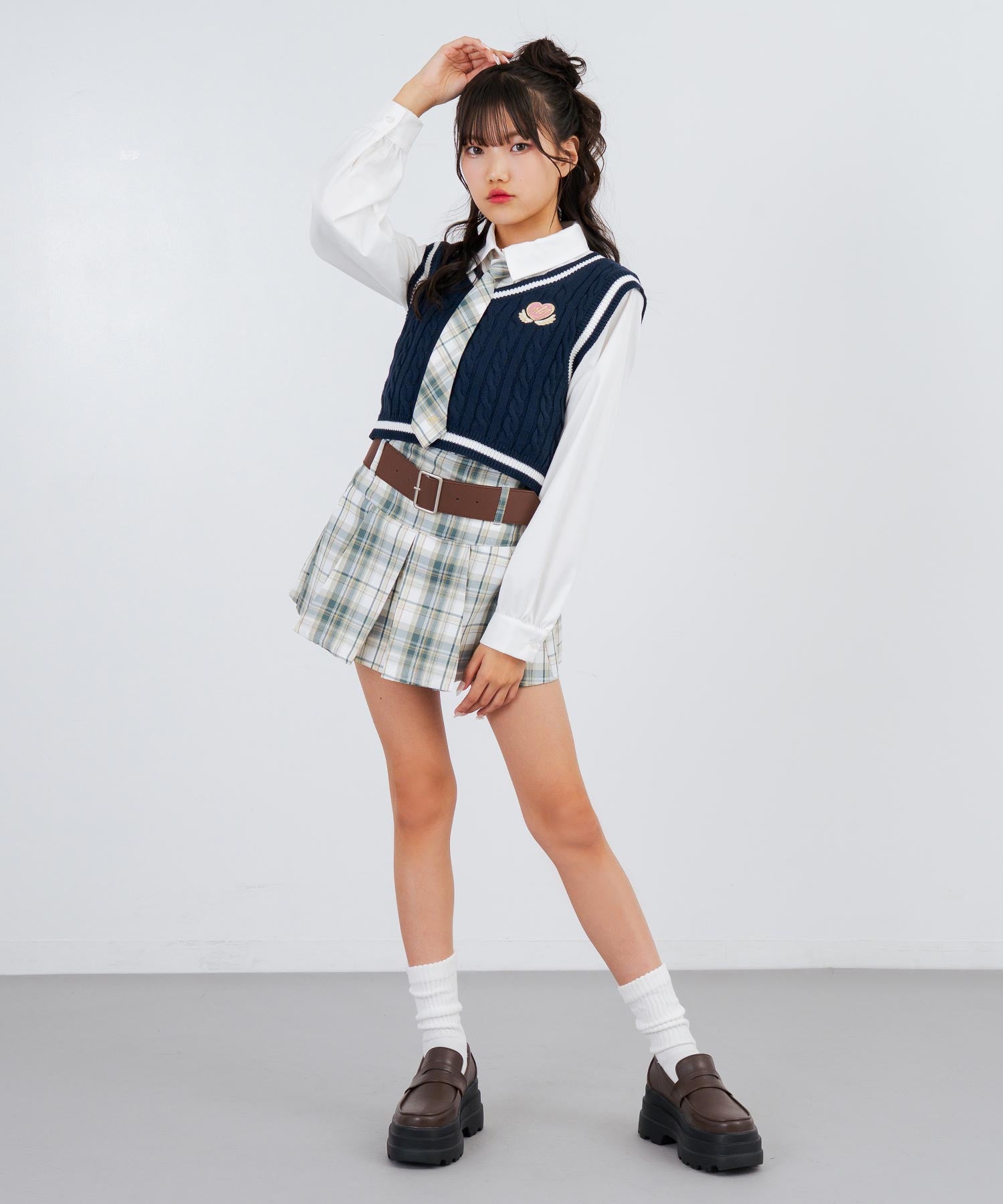 ネイビー/150cm(Sサイズ着用)