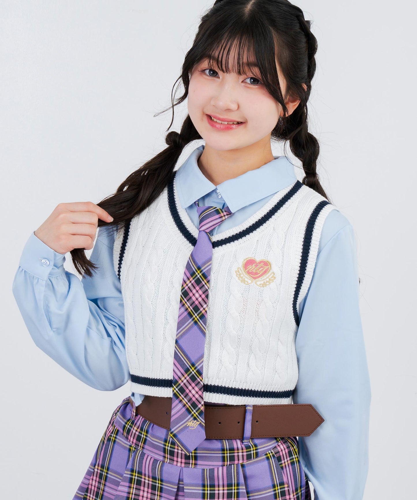 ホワイト/145cm(Sサイズ着用)