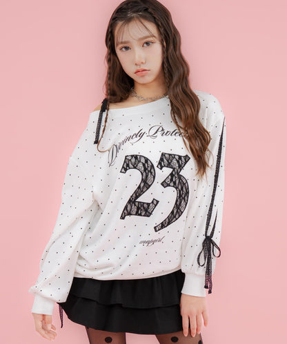 ホワイト/ブラック/152cm(Sサイズ着用)