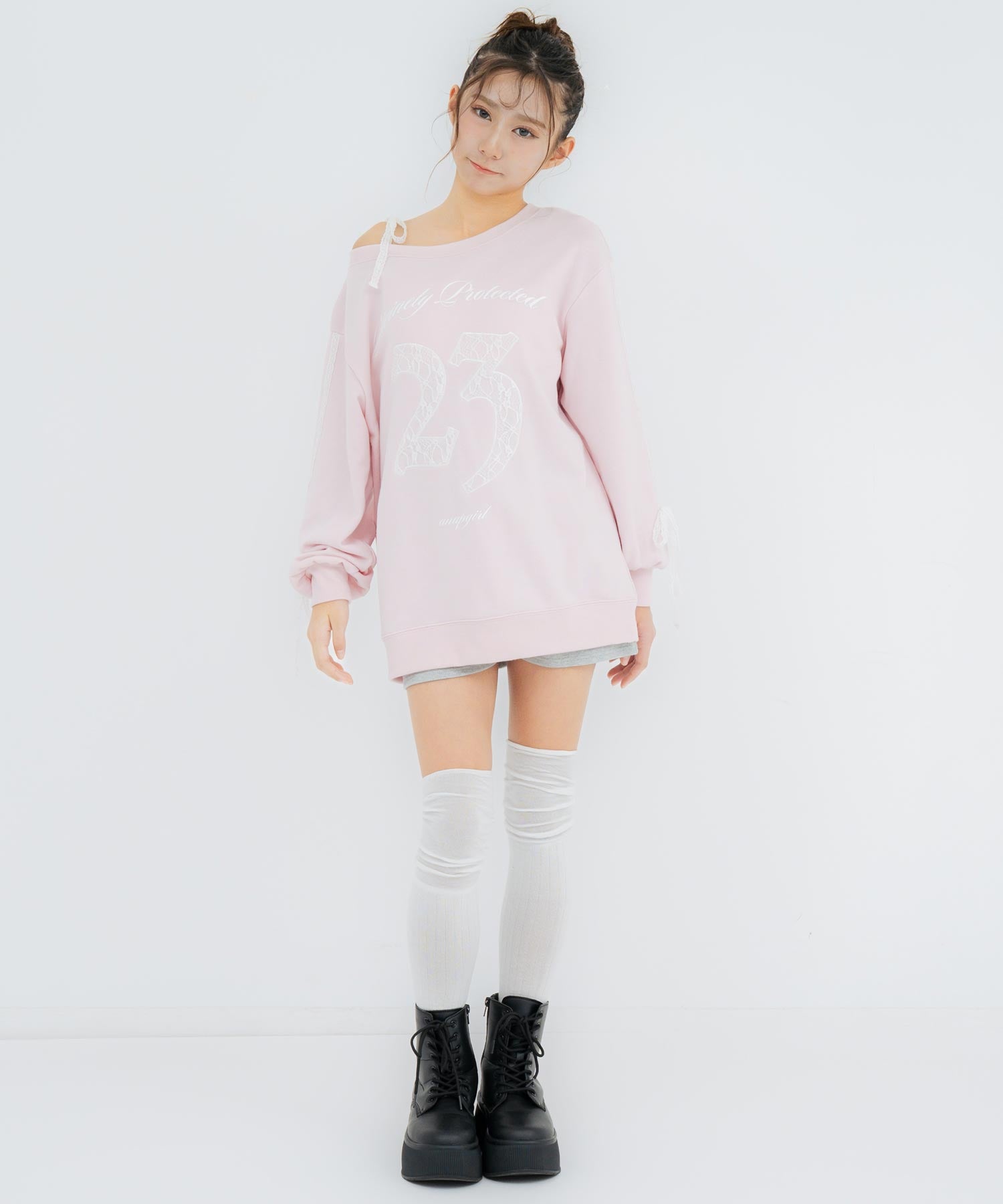 ライトピンク/152cm(Sサイズ着用)