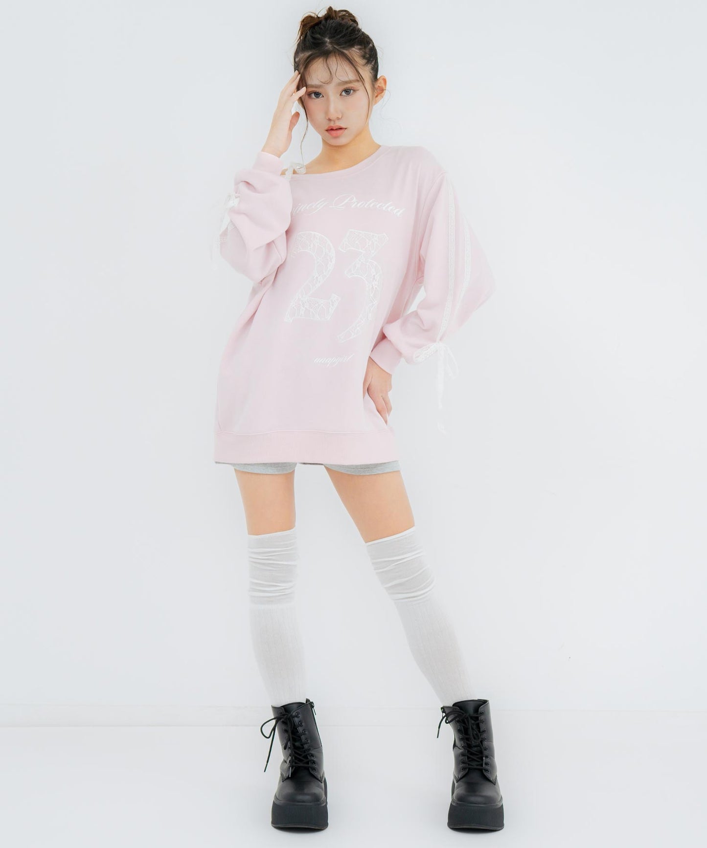 ライトピンク/152cm(Sサイズ着用)