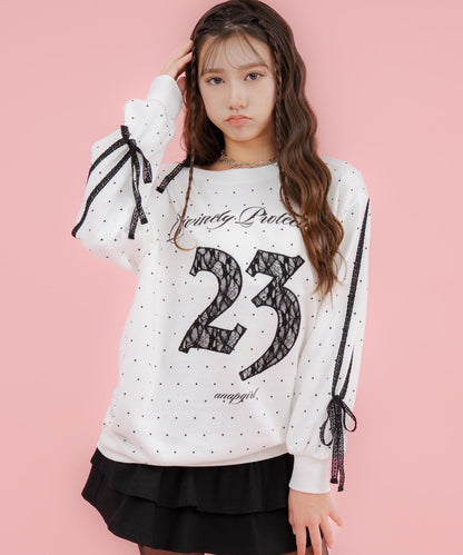 ホワイト/ブラック/152cm(Sサイズ着用)