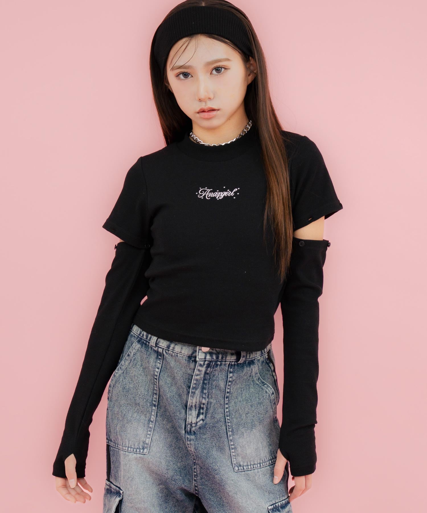 マルチWAY ミニハイネック リブ トップス 913-7856 – ANAP オンライン