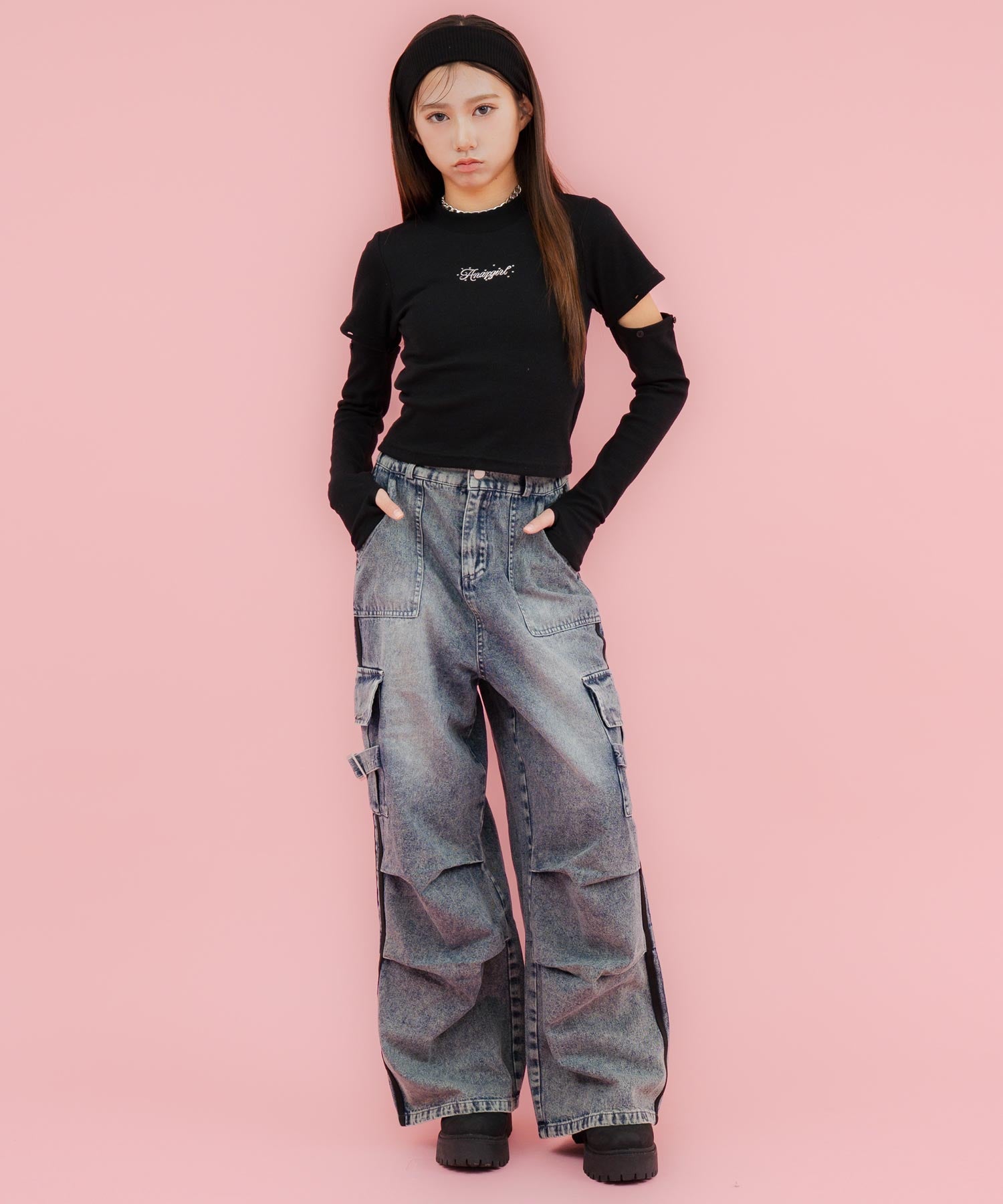 ブラック/152cm(Sサイズ着用)