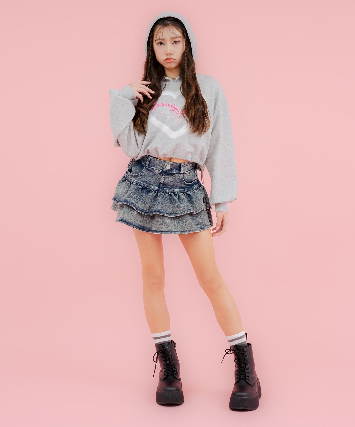 ライトグレー/152cm(Sサイズ着用)