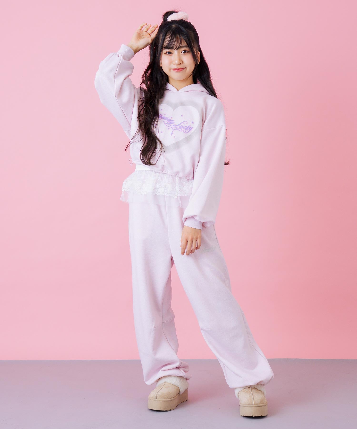 ライトピンク/145cm(Sサイズ着用)