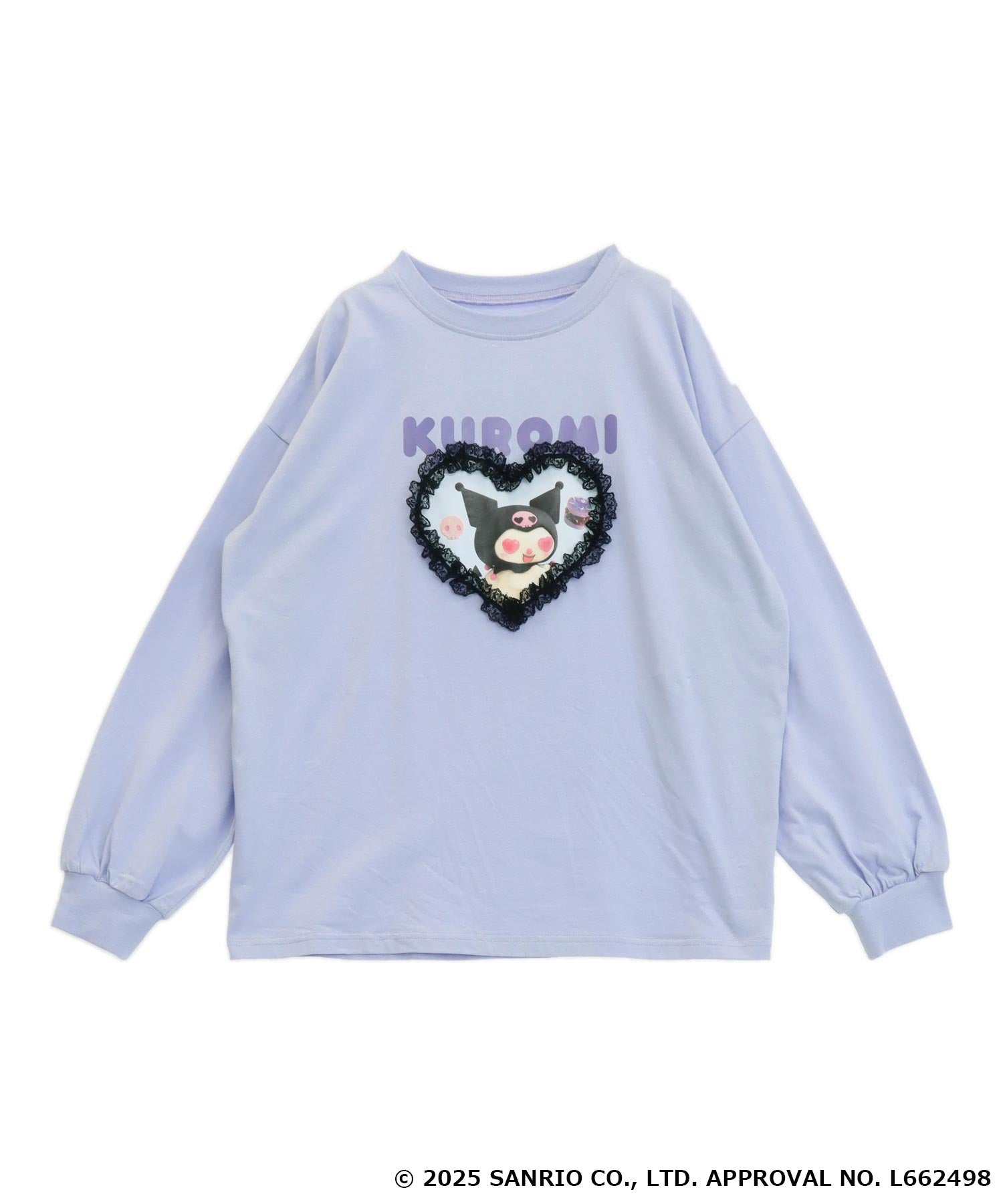 ANAP GiRL ×【 クロミ 】ハートフリル オーバー ロンT 913-7871 – ANAP