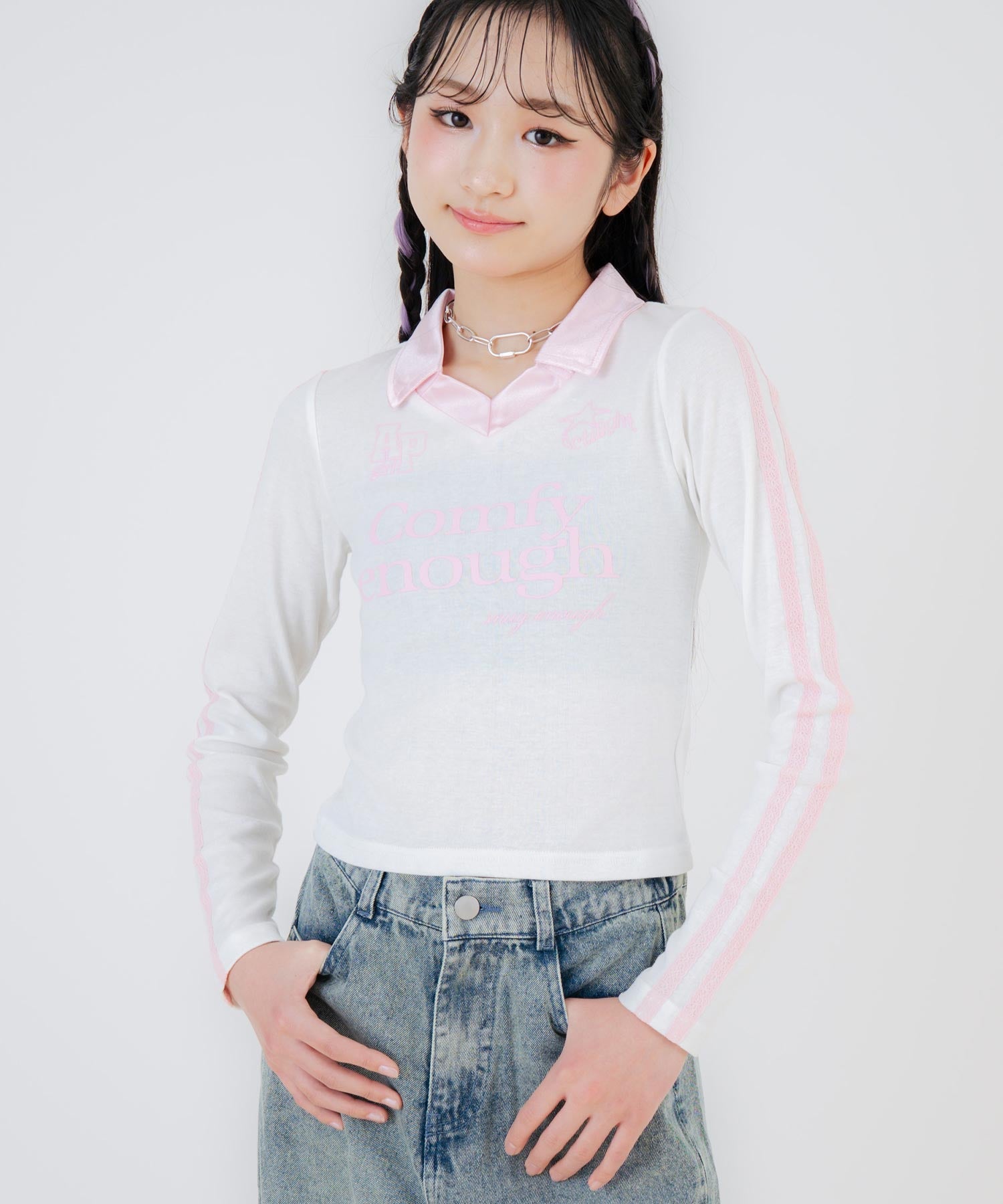 ホワイト/150cm(Sサイズ着用)