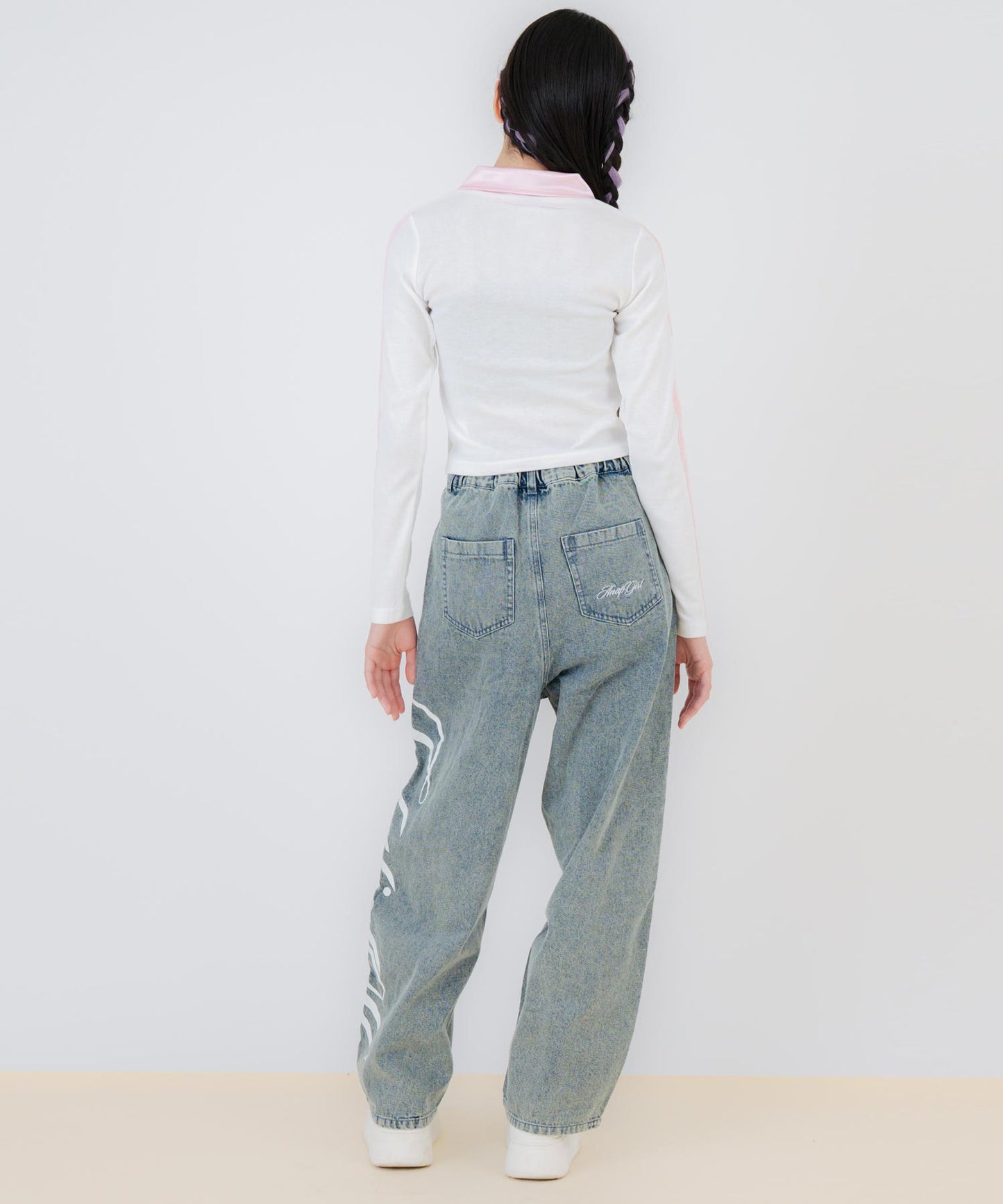 ホワイト/150cm(Sサイズ着用)