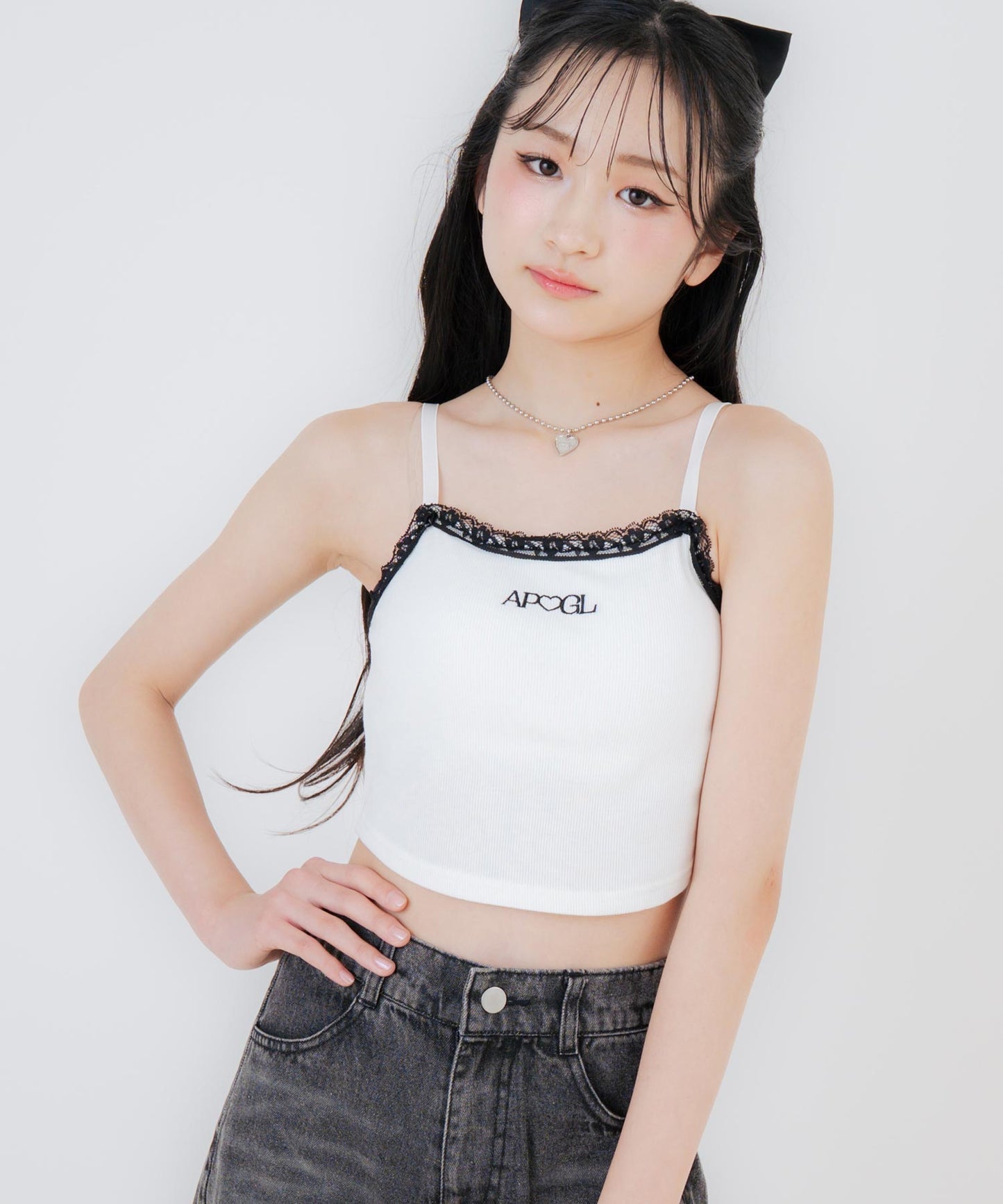 ホワイト/150cm(Sサイズ着用)