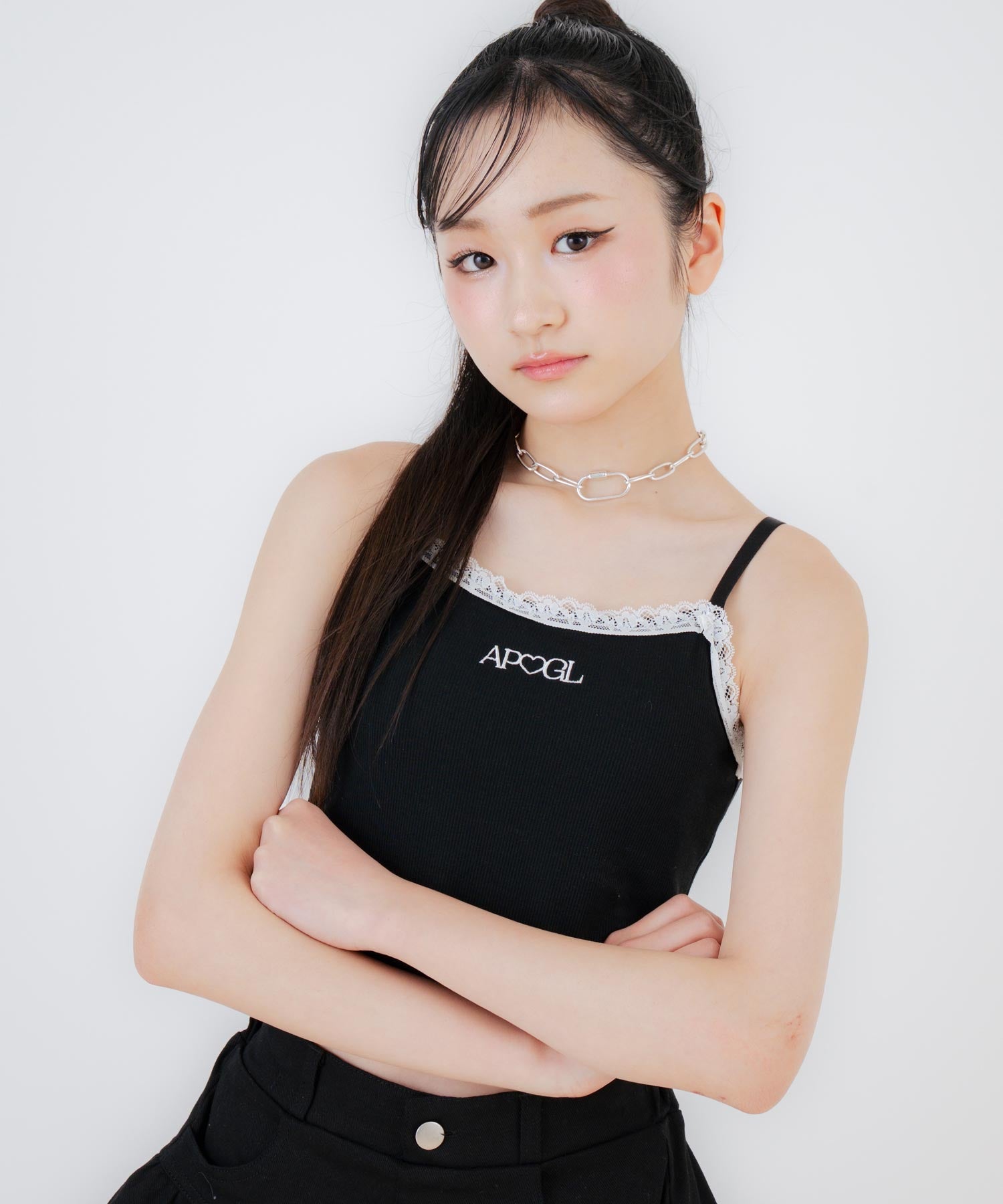 レース付 キャミソール ブラトップ 913-7886 – ANAP オンラインショップ
