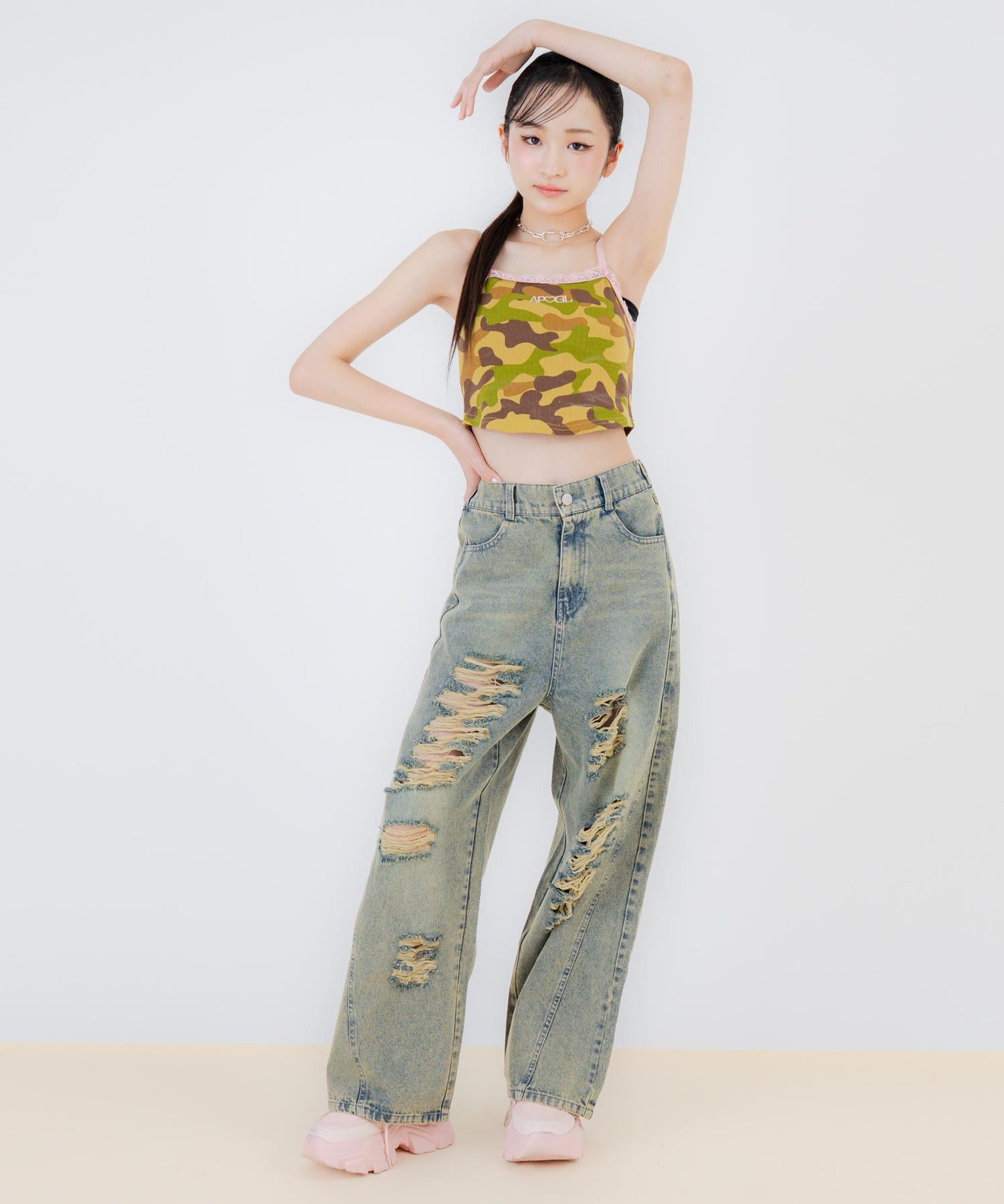 カーキ/150cm(Sサイズ着用)