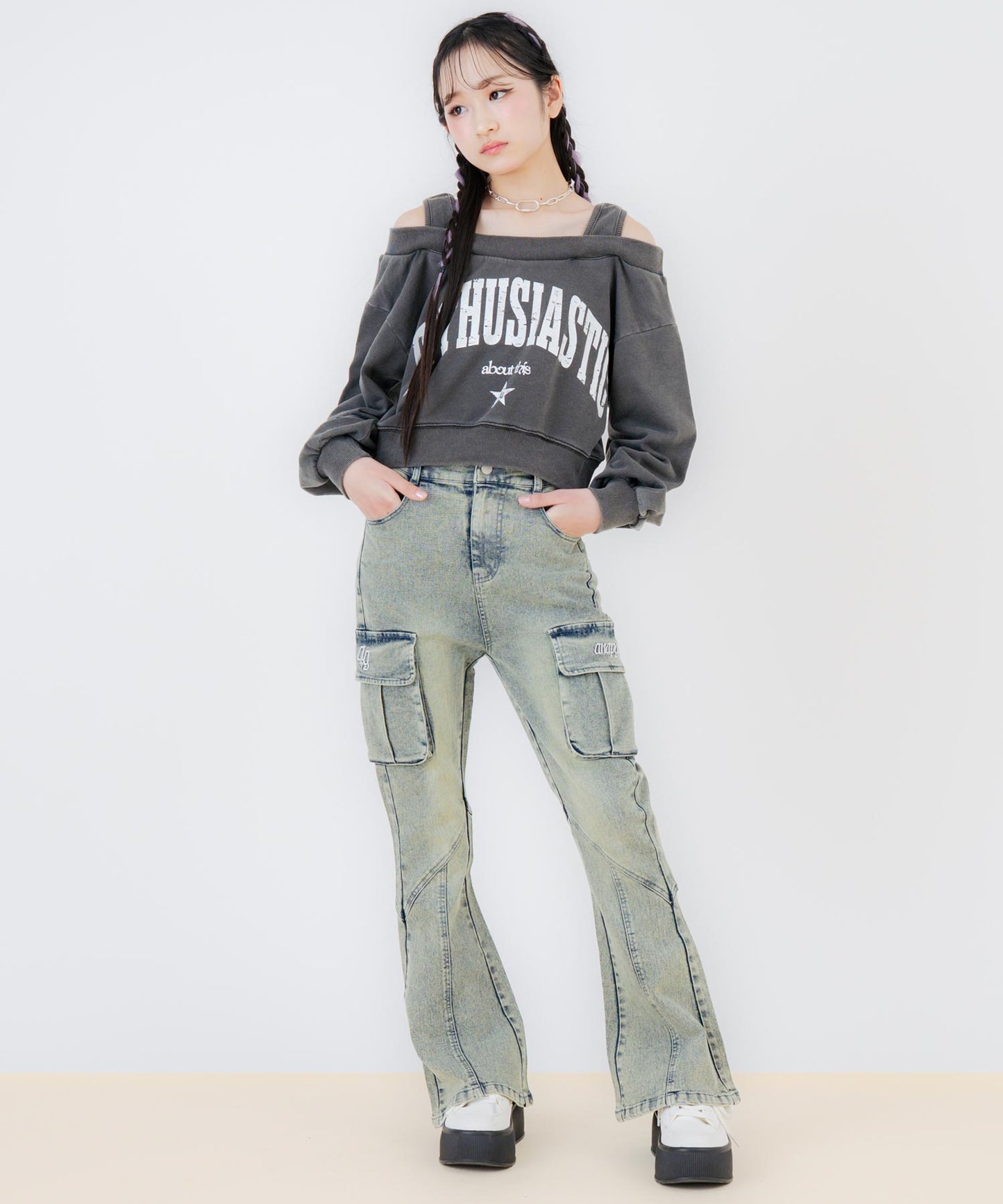 ピグメント オフショル カレッジ スウェット 913-7890