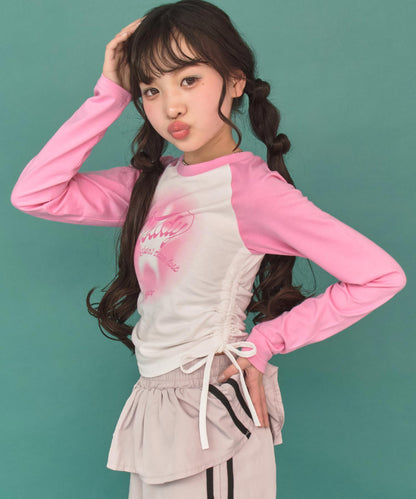 ピンク/143cm(XSサイズ着用)