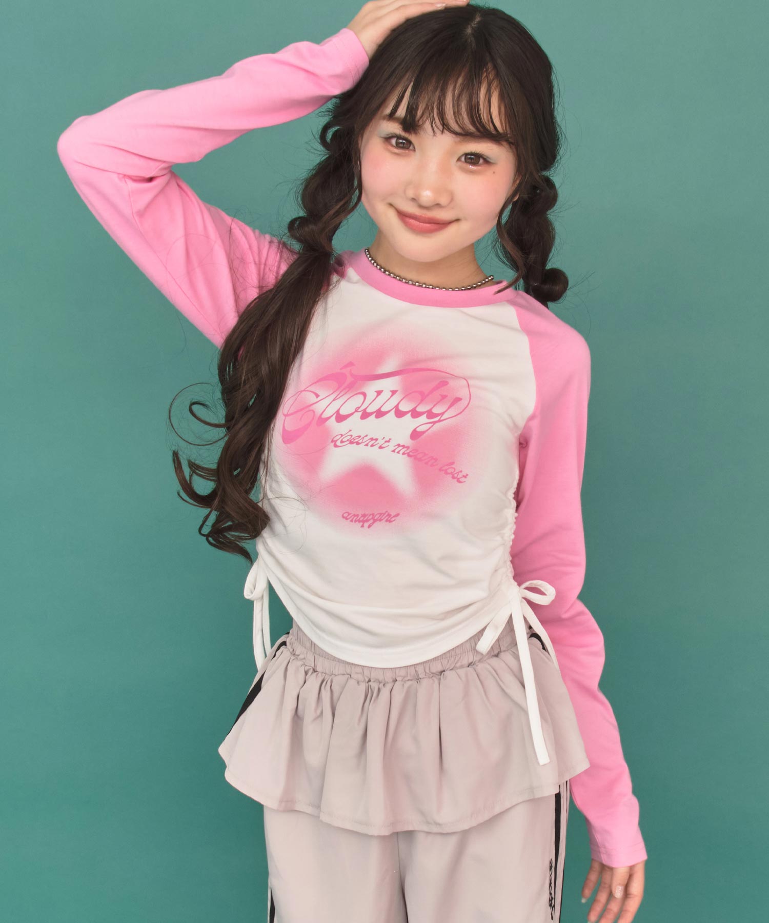 ピンク/143cm(XSサイズ着用)