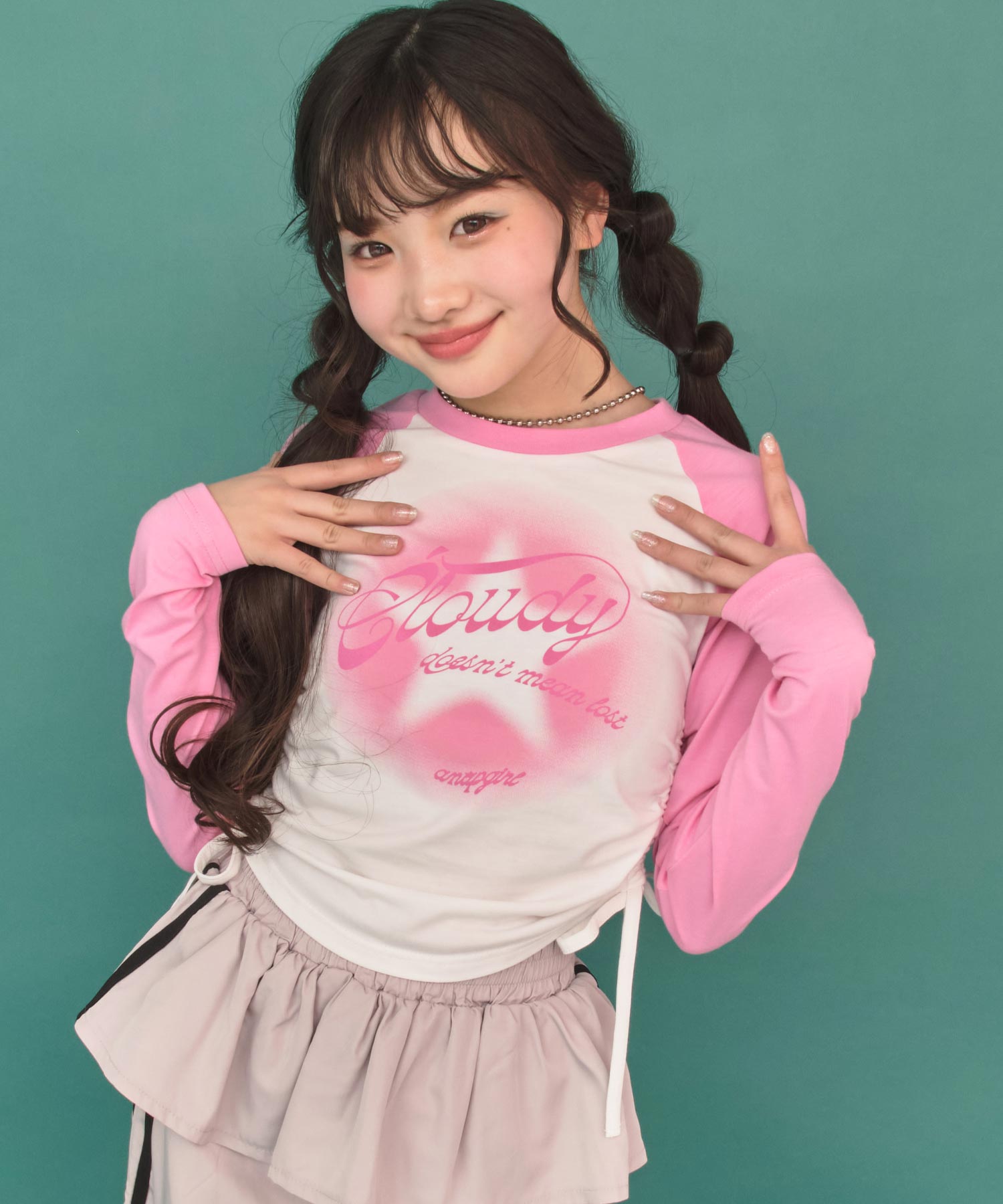 ピンク/143cm(XSサイズ着用)