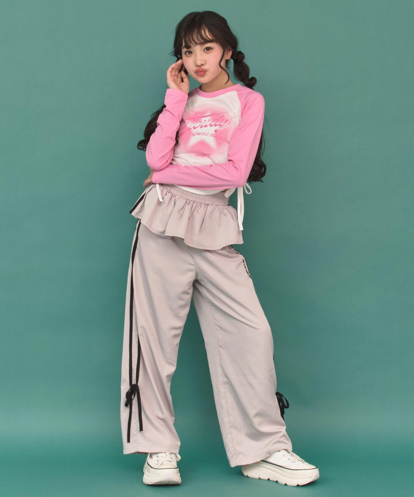 ピンク/143cm(XSサイズ着用)