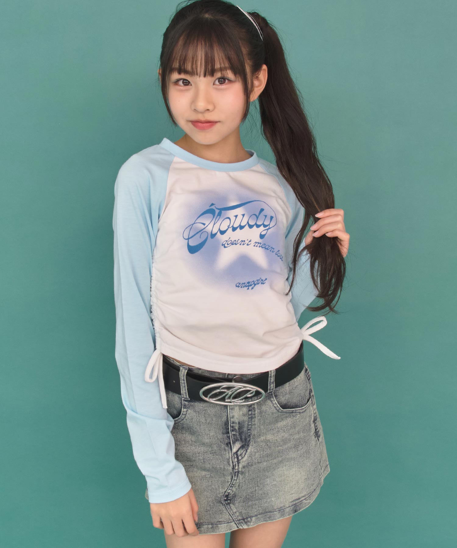 ライトブルー/140cm(XSサイズ着用)