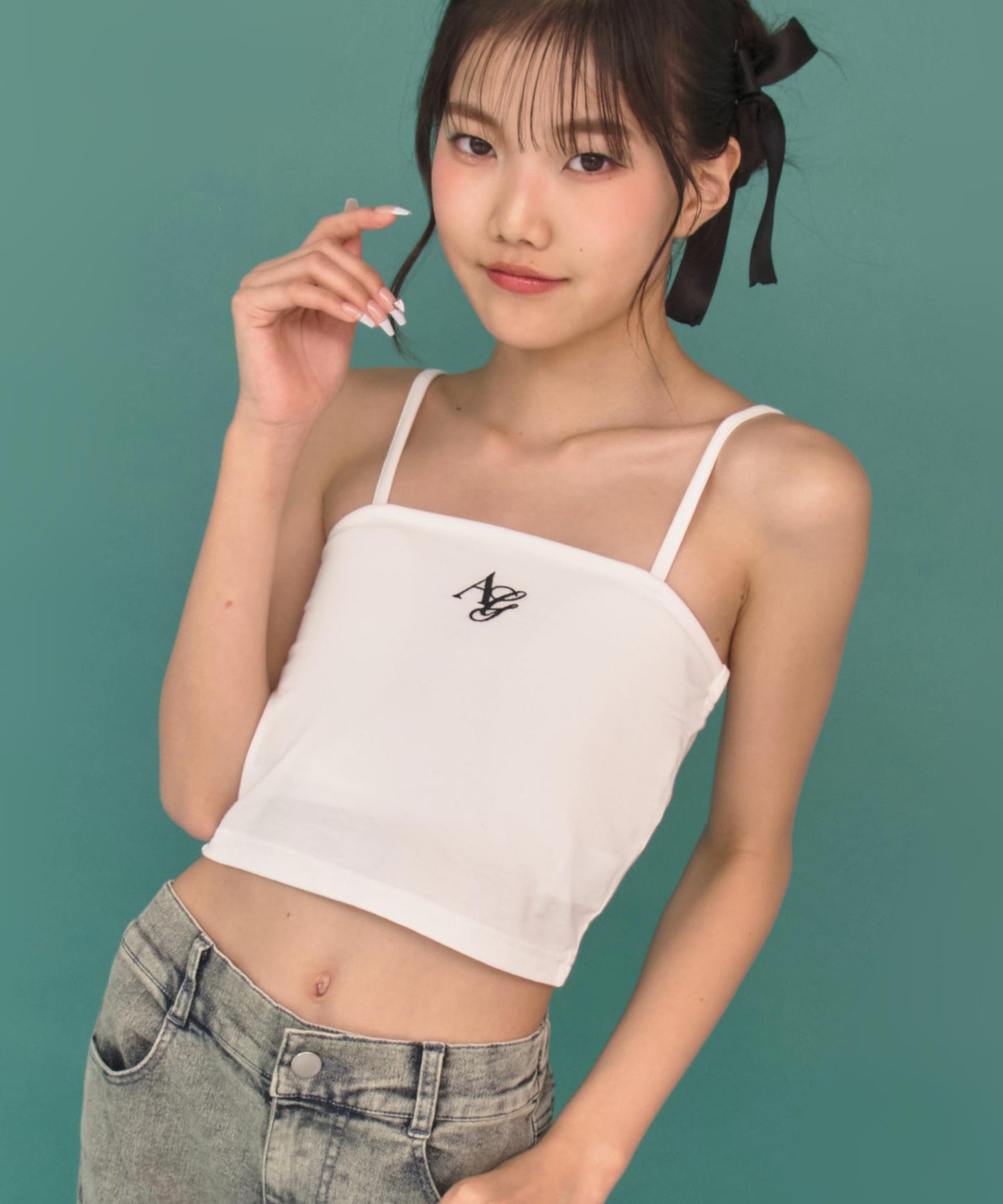 ホワイト/150cm(Sサイズ着用)