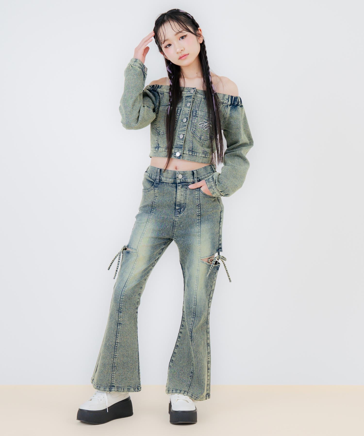 ブルー/150cm(Sサイズ着用)