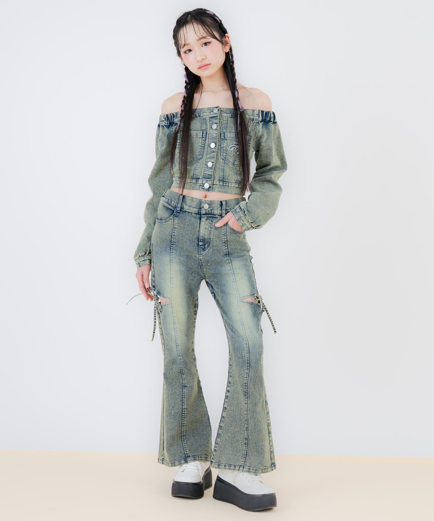 ブルー/150cm(Sサイズ着用)