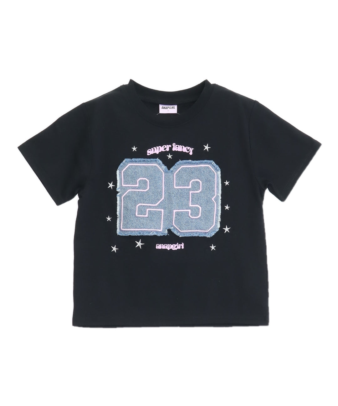 デニム ナンバリング ワッペン ミニ Tシャツ 913-7918