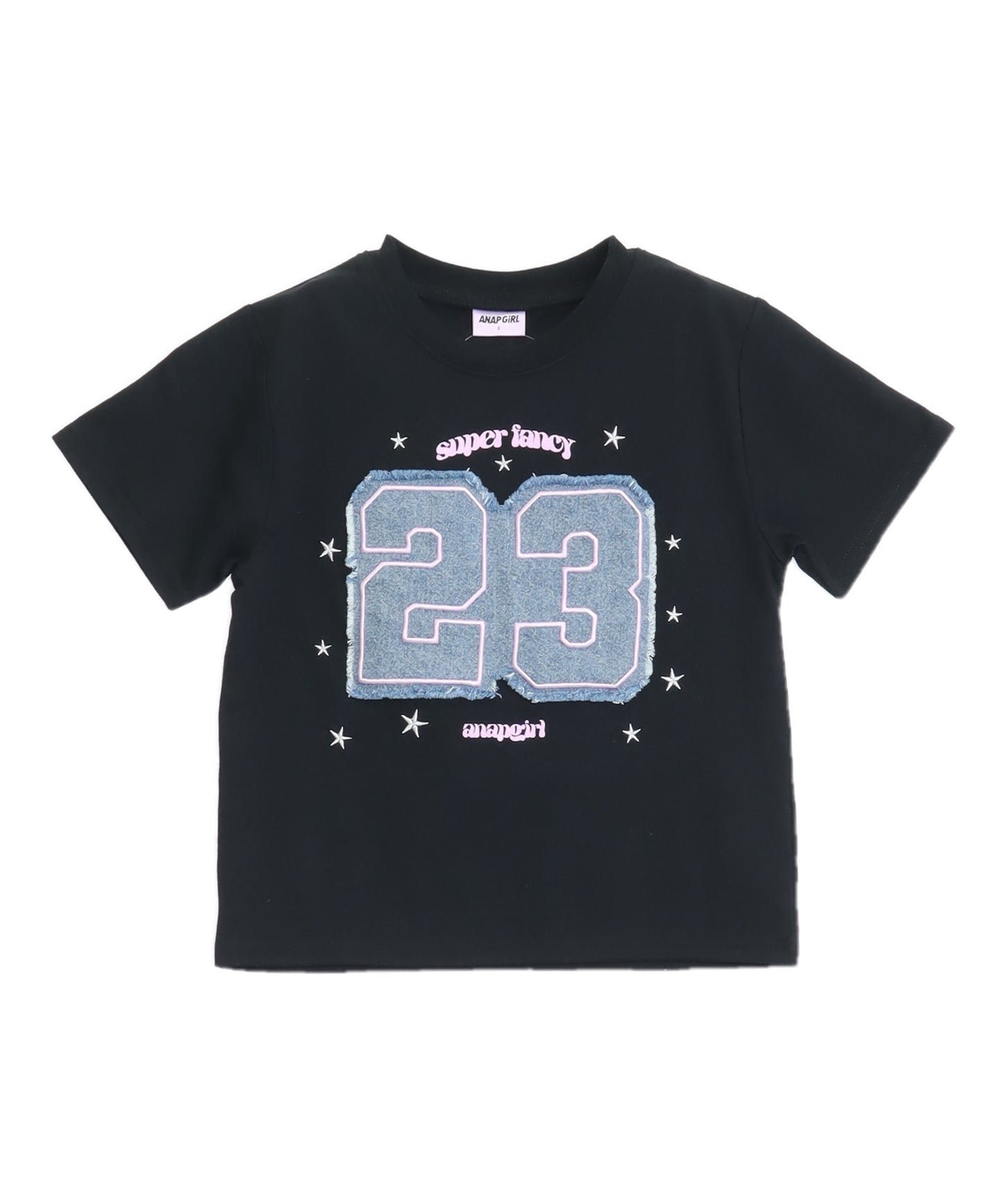 デニム ナンバリング ワッペン ミニ Tシャツ 913-7918