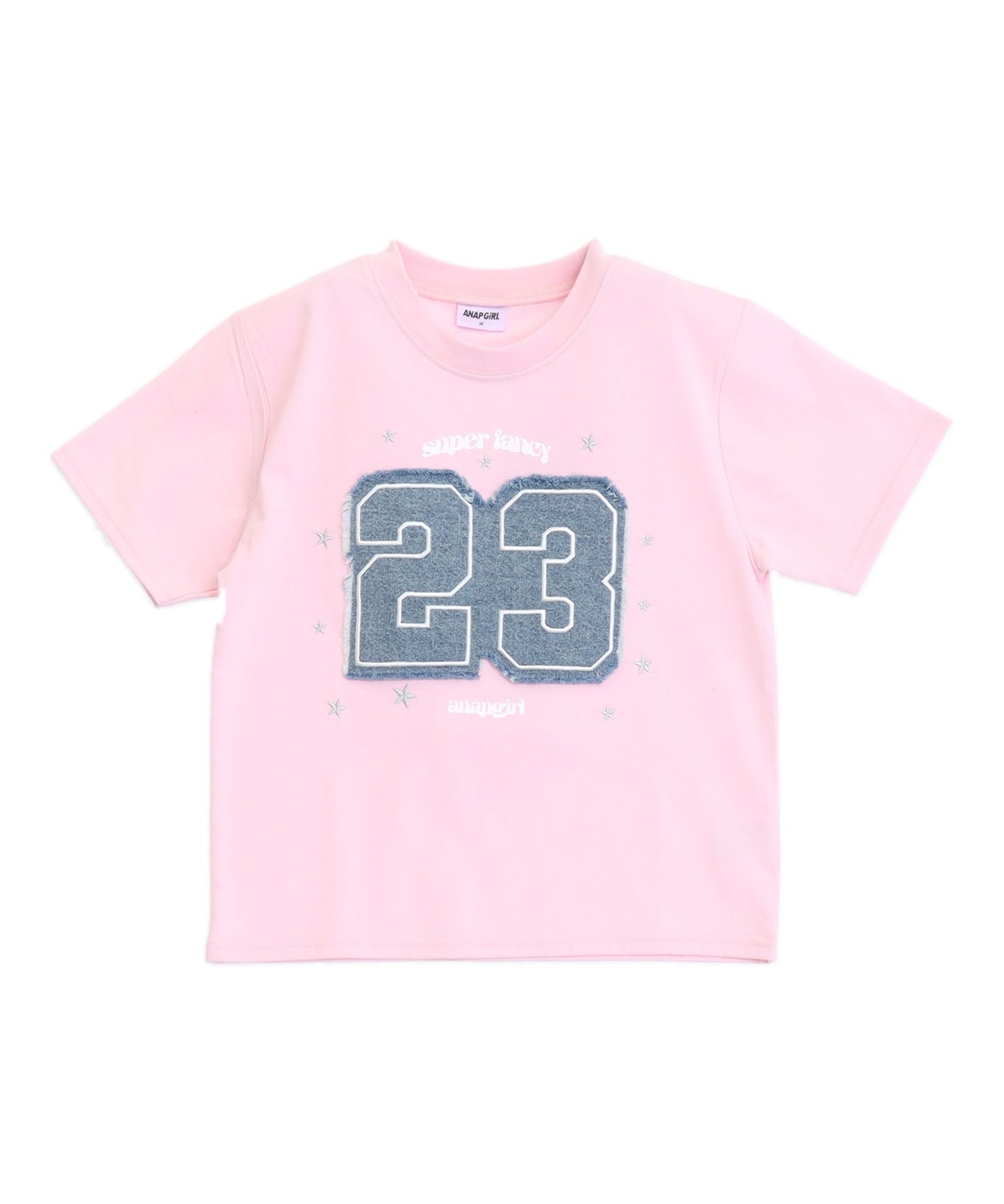 デニム ナンバリング ワッペン ミニ Tシャツ 913-7918