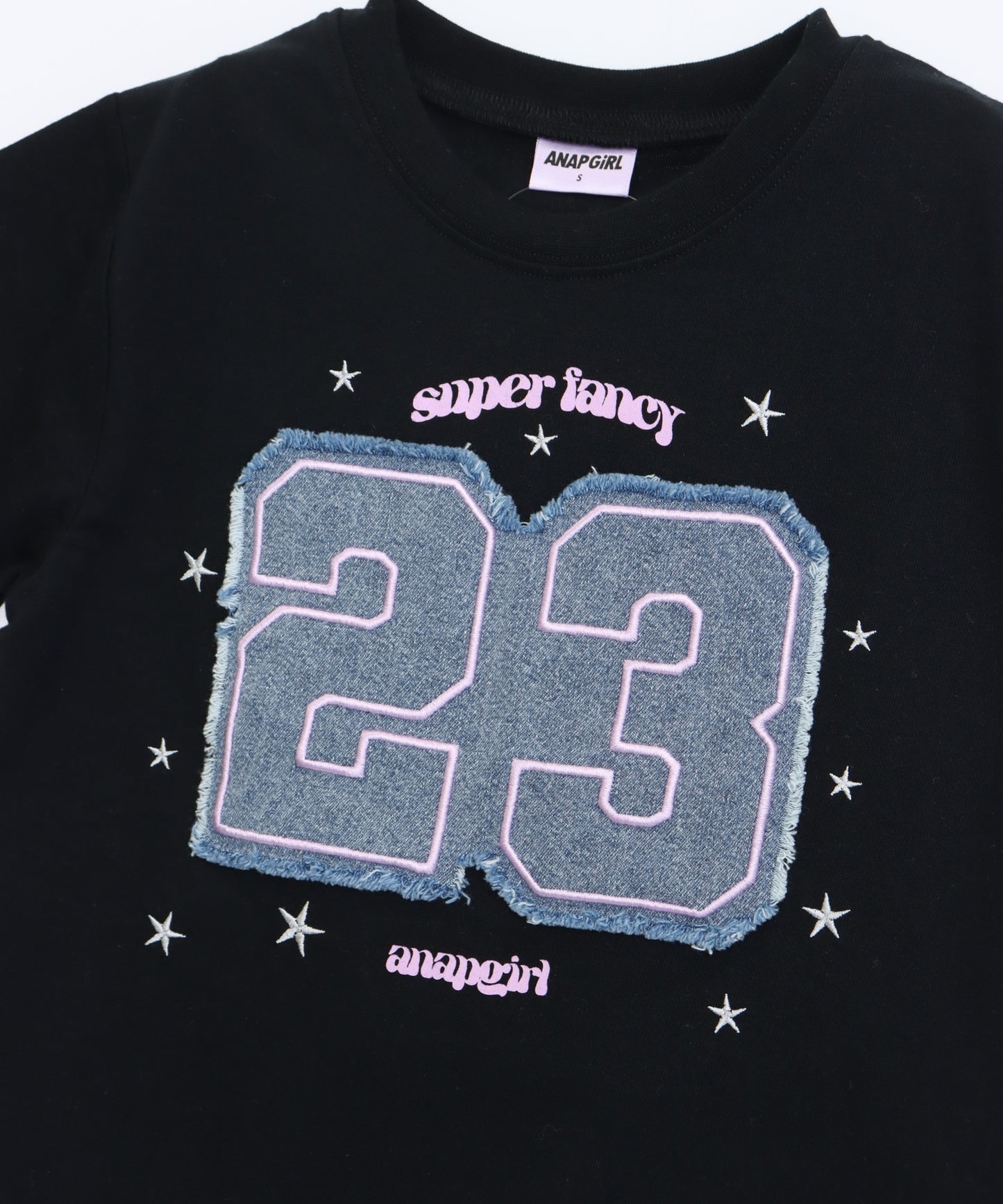 デニム ナンバリング ワッペン ミニ Tシャツ 913-7918