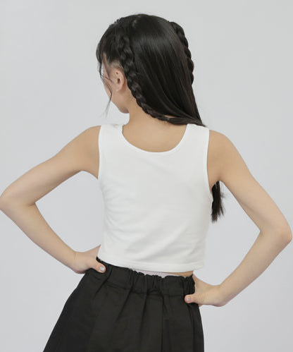 ホワイト(Sサイズ着用/身長：約149cm)