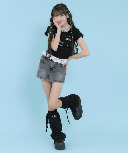 ブラック(XSサイズ着用/身長：約147cm)