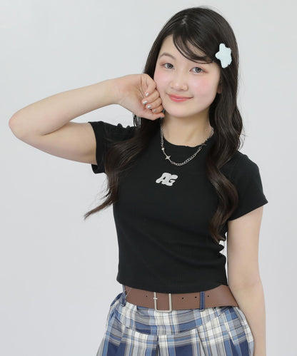 ブラック(Sサイズ着用/身長：約152cm)
