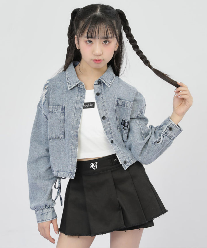 ライトブルー(Sサイズ着用/身長：約149cm)