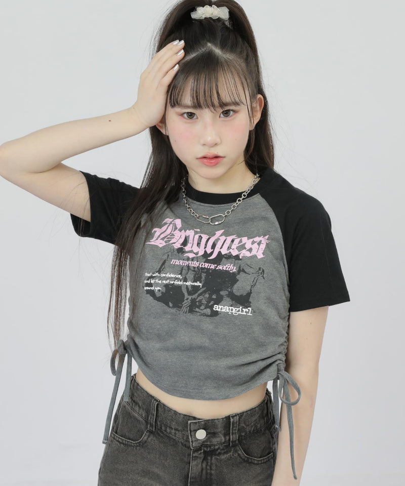 ブラック(Sサイズ着用/身長：約148cm)