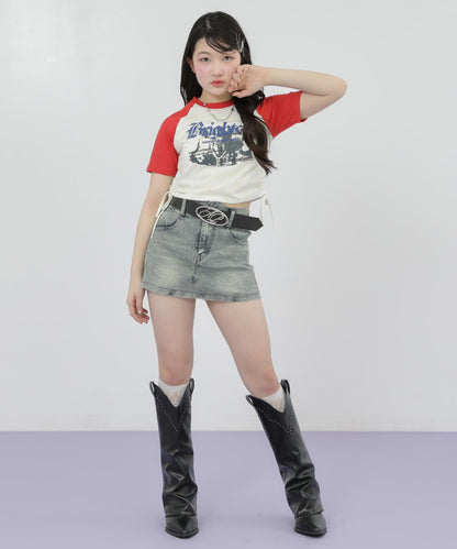 レッド(Sサイズ着用/身長：約152cm)